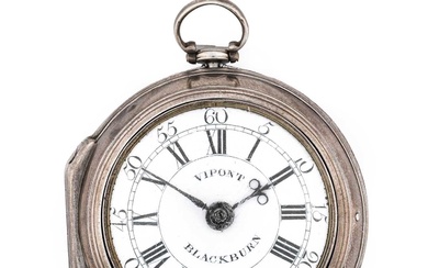 Vipont: A Silver Pair Cased Verge Pocket Watch, signed Vipont,...