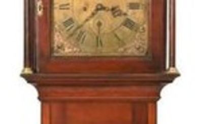 Walter H. Durfee Tall Case Grandfather Clock, having