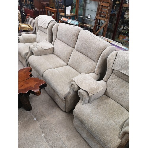 Year old material 3 piece material suite with two electric r...