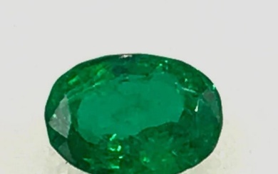 1.14ct Emerald Oval Faceted Gemstone