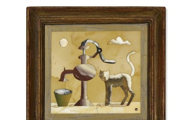 Richard Blow, Untitled (Cat and well)
