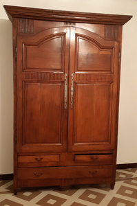 19TH C. FRENCH PROVINCIAL FRUITWWOD ARMOIRE
