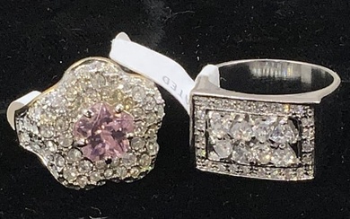 2 Austrian Crystal Rings, NWT Jewelry
