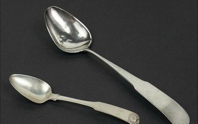 A Set of Ten Davis Watson Coin Silver Spoons.