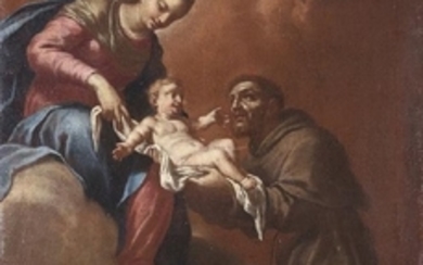 ARTISTA LOMBARDO DEL XVII SECOLO Madonna with child