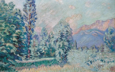 Armand Guillaumin (1841-1927), Paysage de printemps