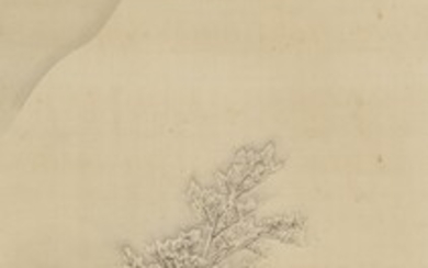 A hanging scroll by Takebe Hakuhô (1871-1927)