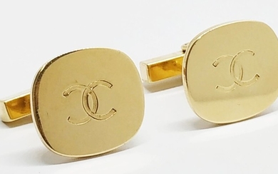 Tiffany&Co signed 14k gold cuff-links