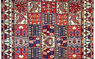 5 x 11 Red Persian Bakhtiar Rug