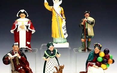 6 Royal Doulton Figures