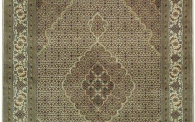 6 x 8 Tabriz Mahi Wool & Silk Rug