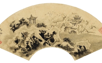 SCENERY OF THE HUMBLE ADMINISTRATOR'S GARDEN, Qian Songyan 1898-1986