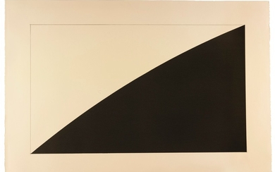 BLACK CURVE (RADIUS 12'), Ellsworth Kelly