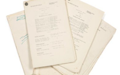 Doctor Who: four rehearsal scripts for Serial 'B' The Daleks