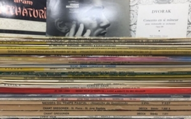 Lot d'environ 268x LP de musique classique divers.…