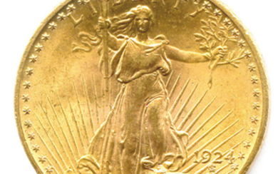 ÉTATS UNIS D'AMÉRIQUE 20dollars Saint Gaudens* 1924 Philadelphie....