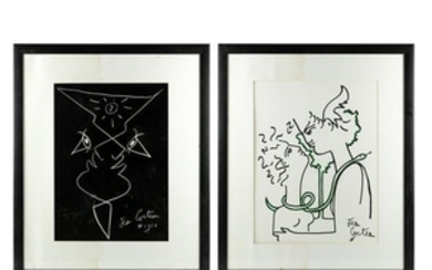Jean Cocteau - Two Large Lithographs