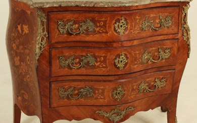 LOUIS XV STYLE M/TOP COMMODE