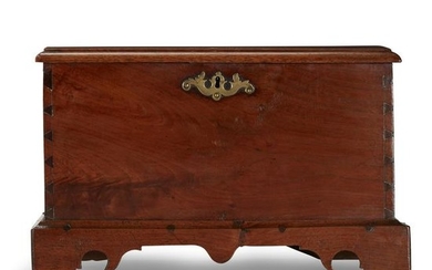 Miniature Chippendale walnut chest, late 18th century