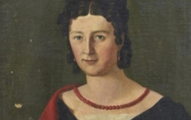 Neapolitan School, c.1800- Portrait of a lady...