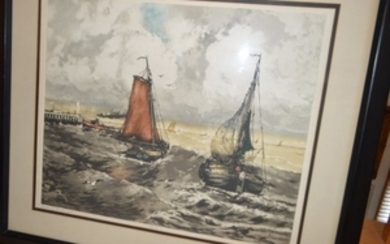 Richard Hayley Lever (1875-1958) Lithograph