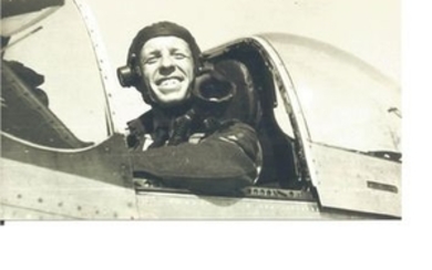 Rudolf Falkowski WW2 fighter ace 303 Sqn signed 6 x 4 photo from Ted Sergison Battle of Britain Historian collection. Good...