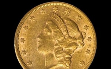 A United States 1868-S Liberty Head $20 Gold Coin