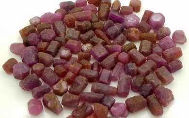 80 Grams Beautiful Ruby Crystals Lot
