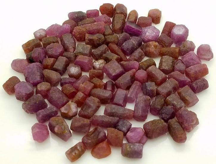 80 Grams Beautiful Ruby Crystals Lot