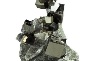 A CLUSTER OF PYRITE CUBES