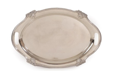 A George VI Silver Tray, by Walker and Hall, Sheffield...
