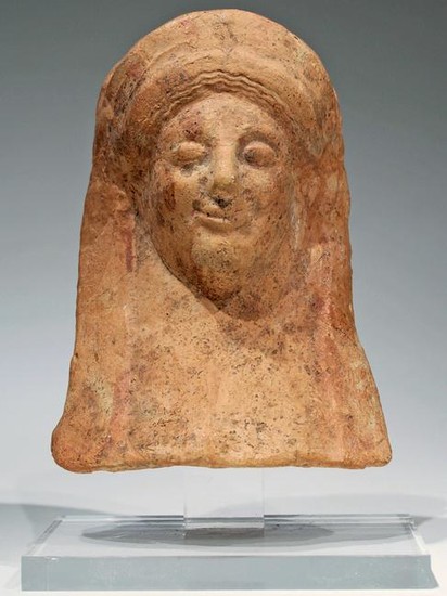 A Greek Female Protome with Polos