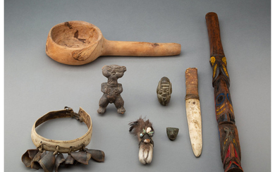 A Group of Eight North and Central American Indigenous-Style Artifacts