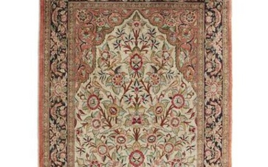 A Qum rug Central Persia