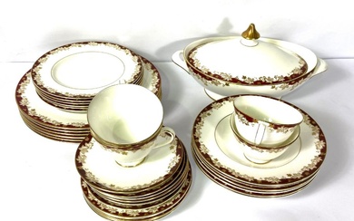 A Royal Doulton ‘Winthrop’ bone china part dinner service, including a covered vegetable tureen