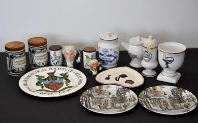A selection of Chemist related ceramics