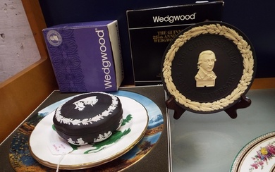 A selection of Wedgwood to include black basalt Guinness com...