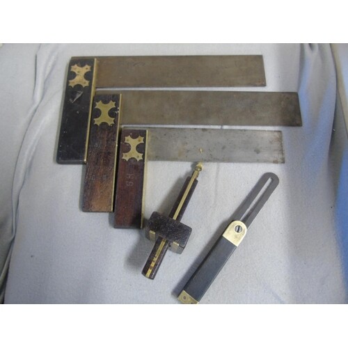 A selection of quality antique & vintage wood working tools,...