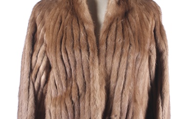 A vintage mink fur coat.