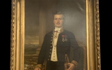 ALEXANDRE ROBERT ( 1817 - 1890) Portrait of a minister
