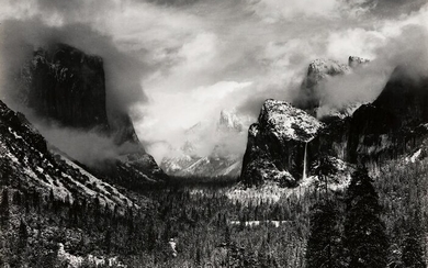 ANSEL ADAMS (1902-1984) Winter Storm, Yosemite