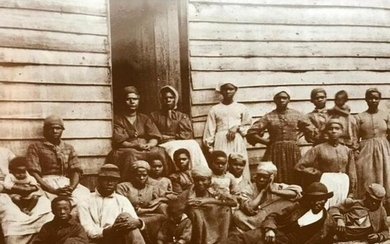 African American History, Slaves, Civil War Plantation