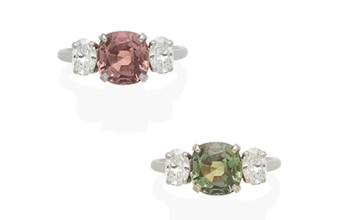 Alexandrite and Diamond Ring by Shreve, Crump & Low