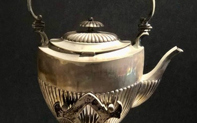 Alfred Dragsted - King Christian IX of Denmark Continental Silver Kettle
