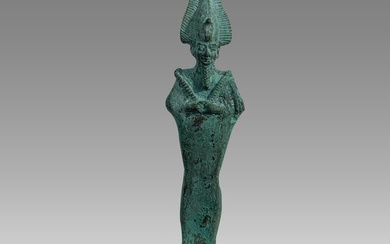 Ancient Egyptian Bronze Osiris c.26th Dynasty, ca 672 to 525 BC.