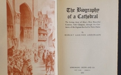 Anderson, Biography of Cathedral, Notre Dame, 1stEd.