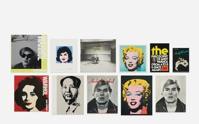 Andy Warhol monographs, twelve
