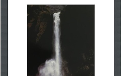 Ansel Adams Lower Yosemite Falls Yosemite National Park CA Custom Framed Print