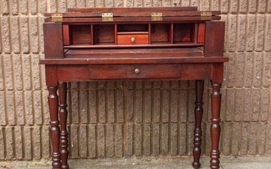 Antique Federal Style Diminutive Carved Secretary