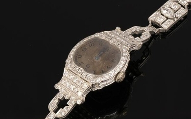 Audemars Piguet Platinum and Diamond Deco Bracelet